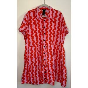 Nooworks Squiggle Eloise Dress Women's XXXXL 4XL